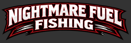 Logo for 'Nightmare Fuel Fishing' on a transparent background
